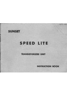 Sunset SpeedLite TR 3 manual. Camera Instructions.